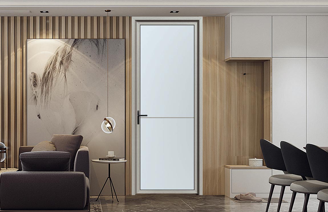 46系列中窄平开门