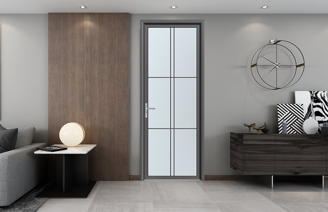 曜影系列中窄平开门